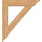 Ekena Millwork Traditional Traditional Smooth Bracket w/ Offset Brace, Western Red Cedar, 7 1/2"W x 36"D x 40"H BKT0806X36X40TRA01SWR - alternate 2
